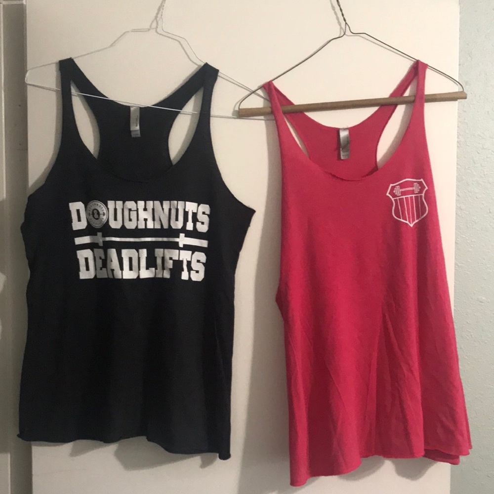Doughnuts and Deadlifts Tanks